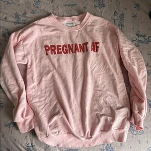 Maternity sweatshirt